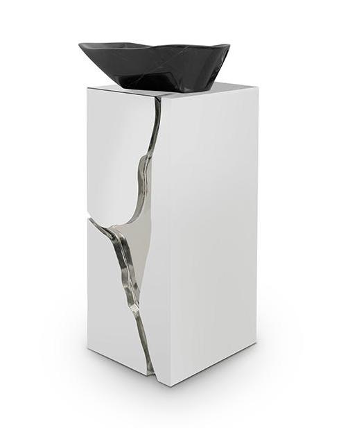 Fractured Design Pedestal Basin