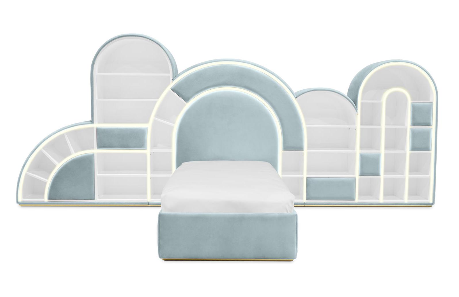 Candy Pop Bed Blue Bed