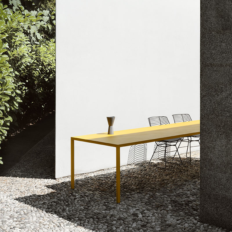 Tense Outdoor Table ☞ Colour: Reconstructed Stone Sage Green X161