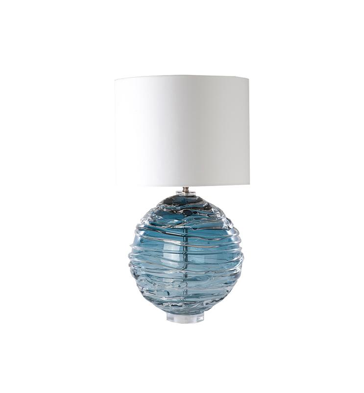 Nerys Table Lamp Steel Blue