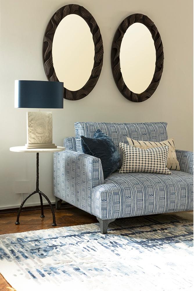 Piastrella Table Lamp in Chalk