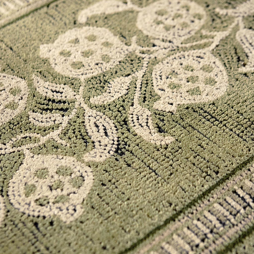 Anaar Forest Green 148007 Rug