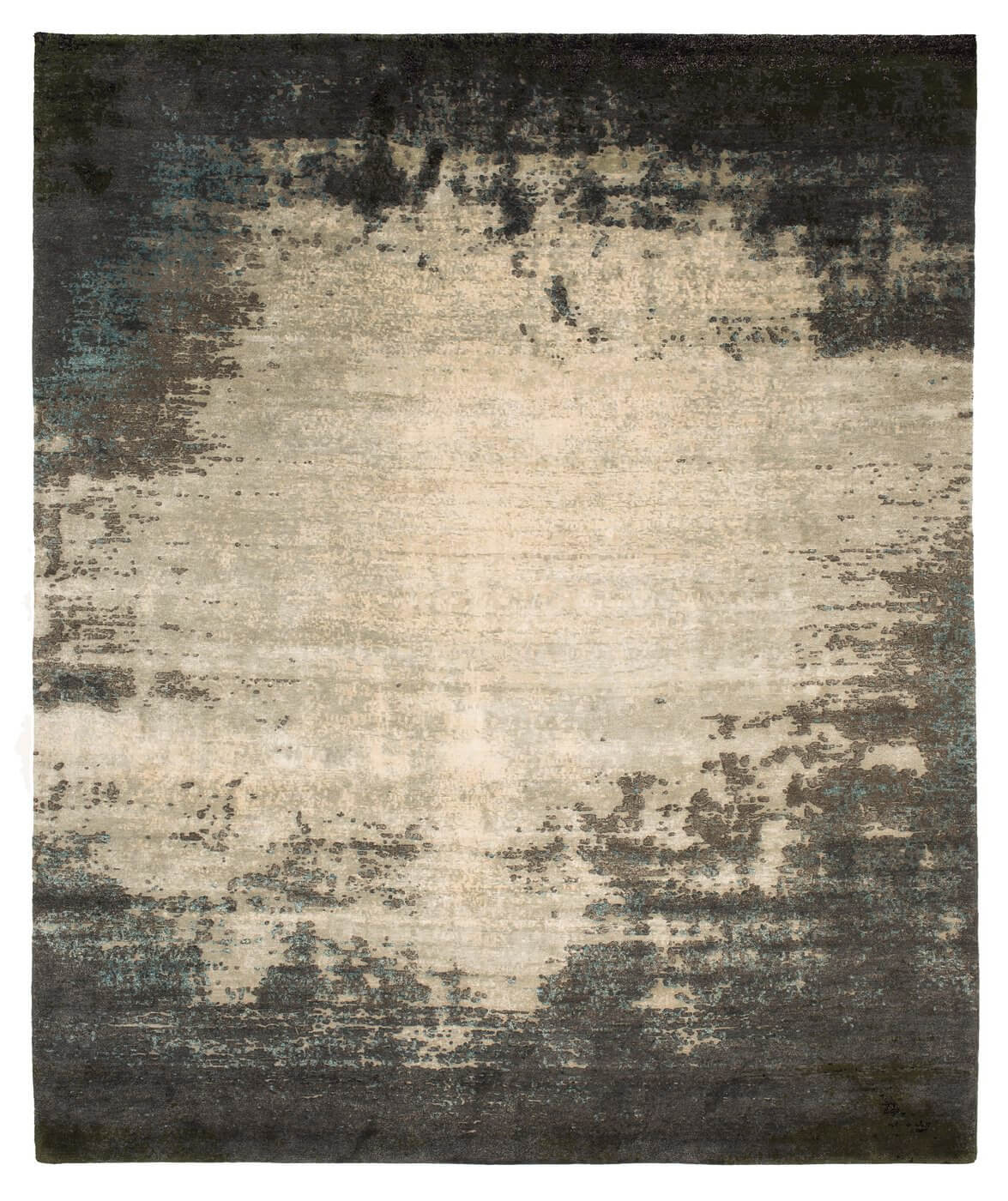 Artwork 25 Blue Grey Rug