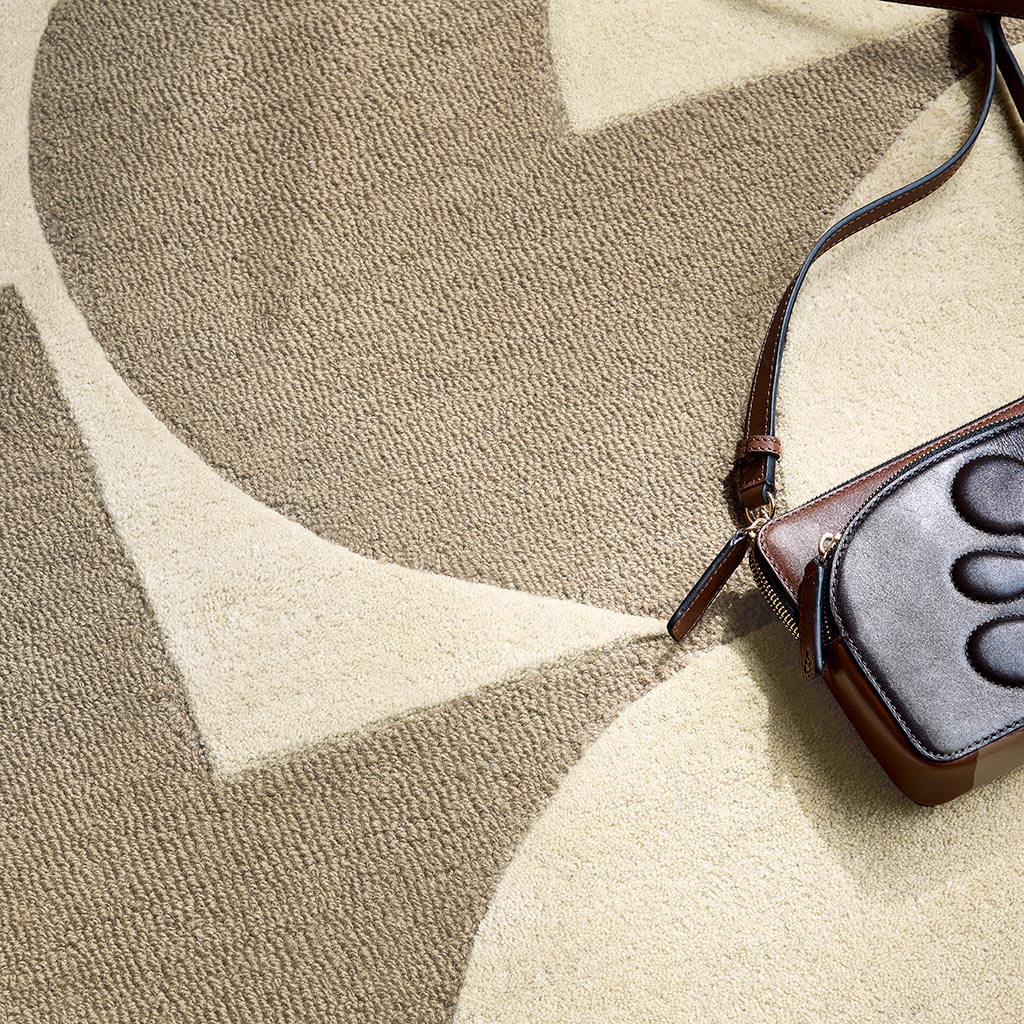Prism Flower Mushroom/Ecru 158009 Rug | Size: 67 × 230 cm