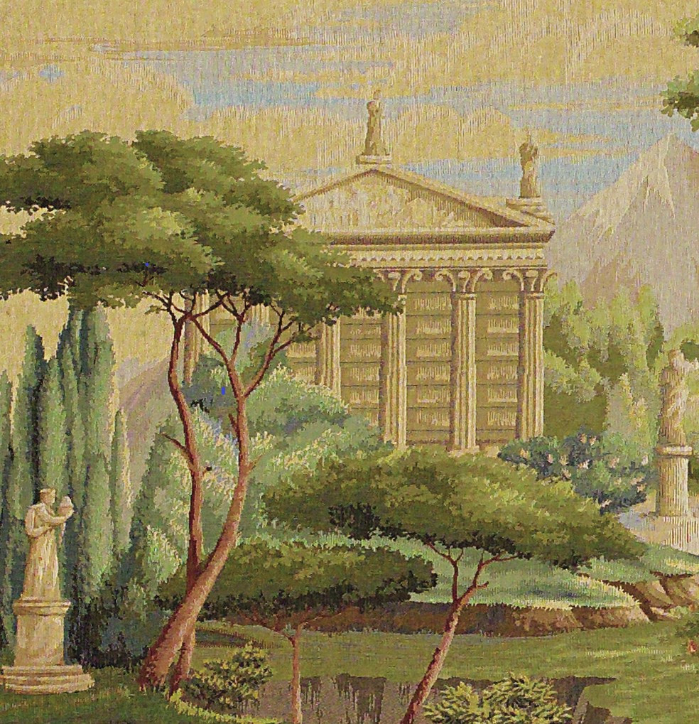 Panoramic View on a Garden Tapestry