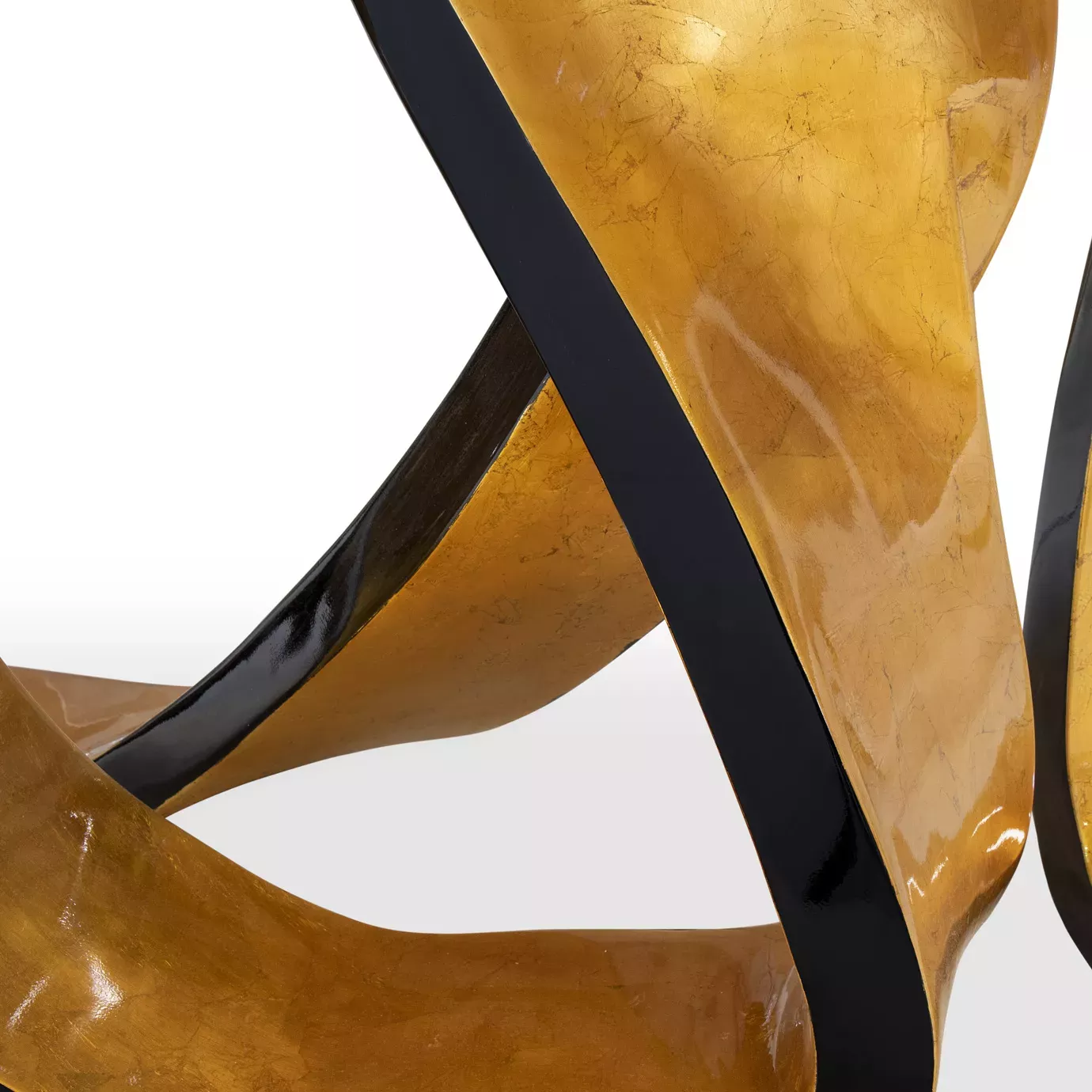 Ribbon Gold Leaf Dining Table
