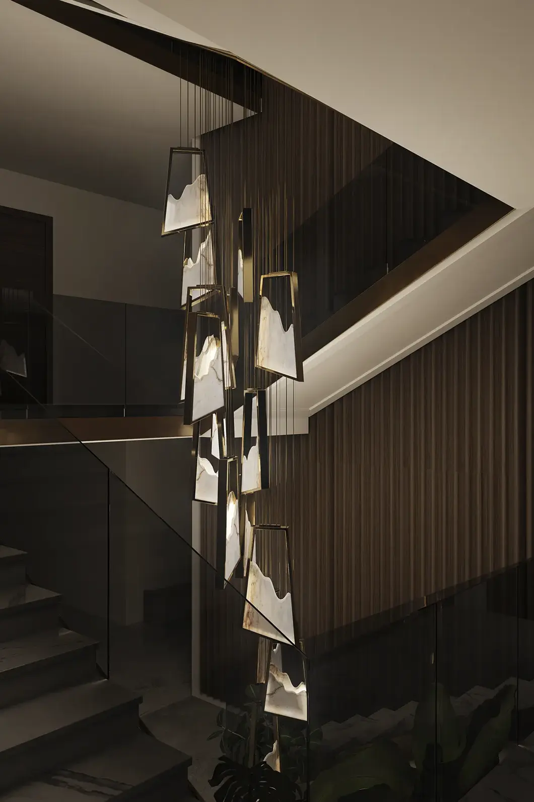 Majestic Aura Chandelier - 12