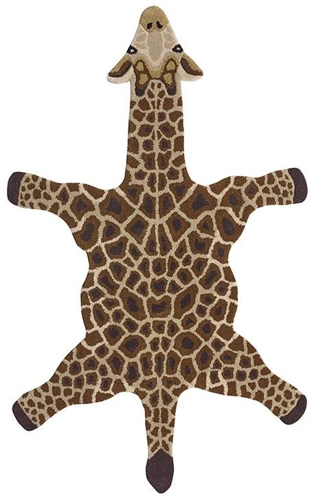 Animals Giraffe Brown Rug 90 х 150 cm
