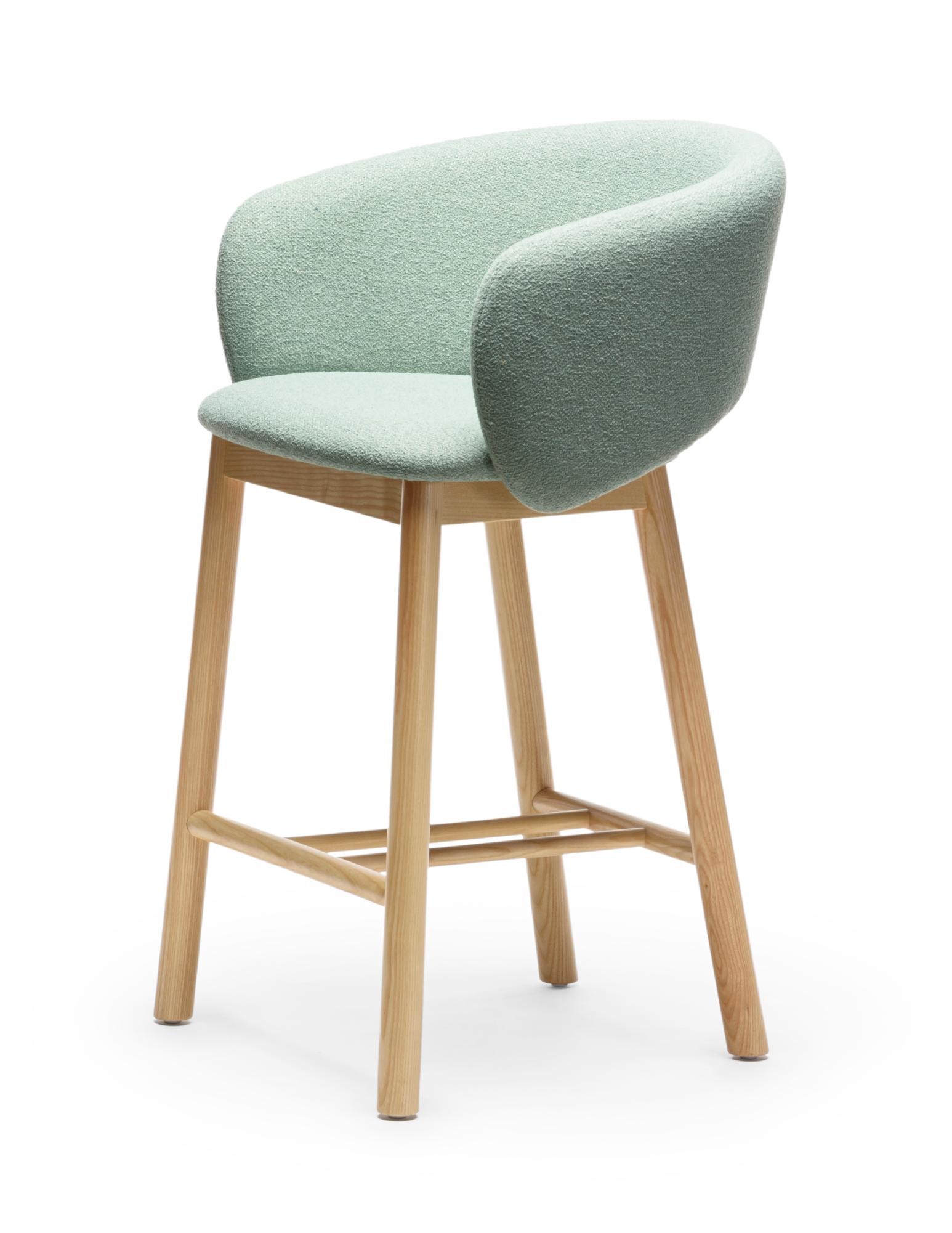 Bel Light Green Bar Stool
