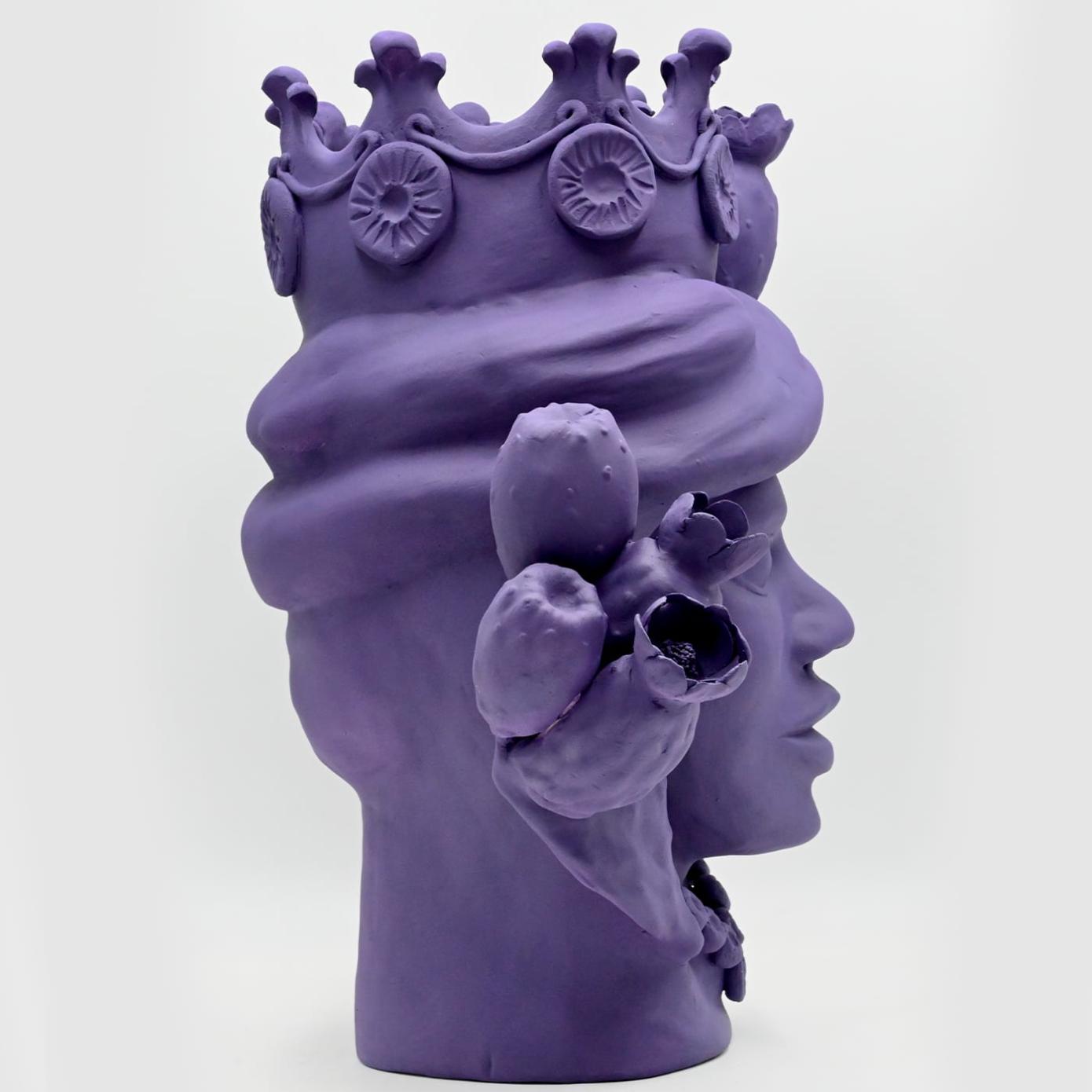 Violet Italian Moor's Sculpture