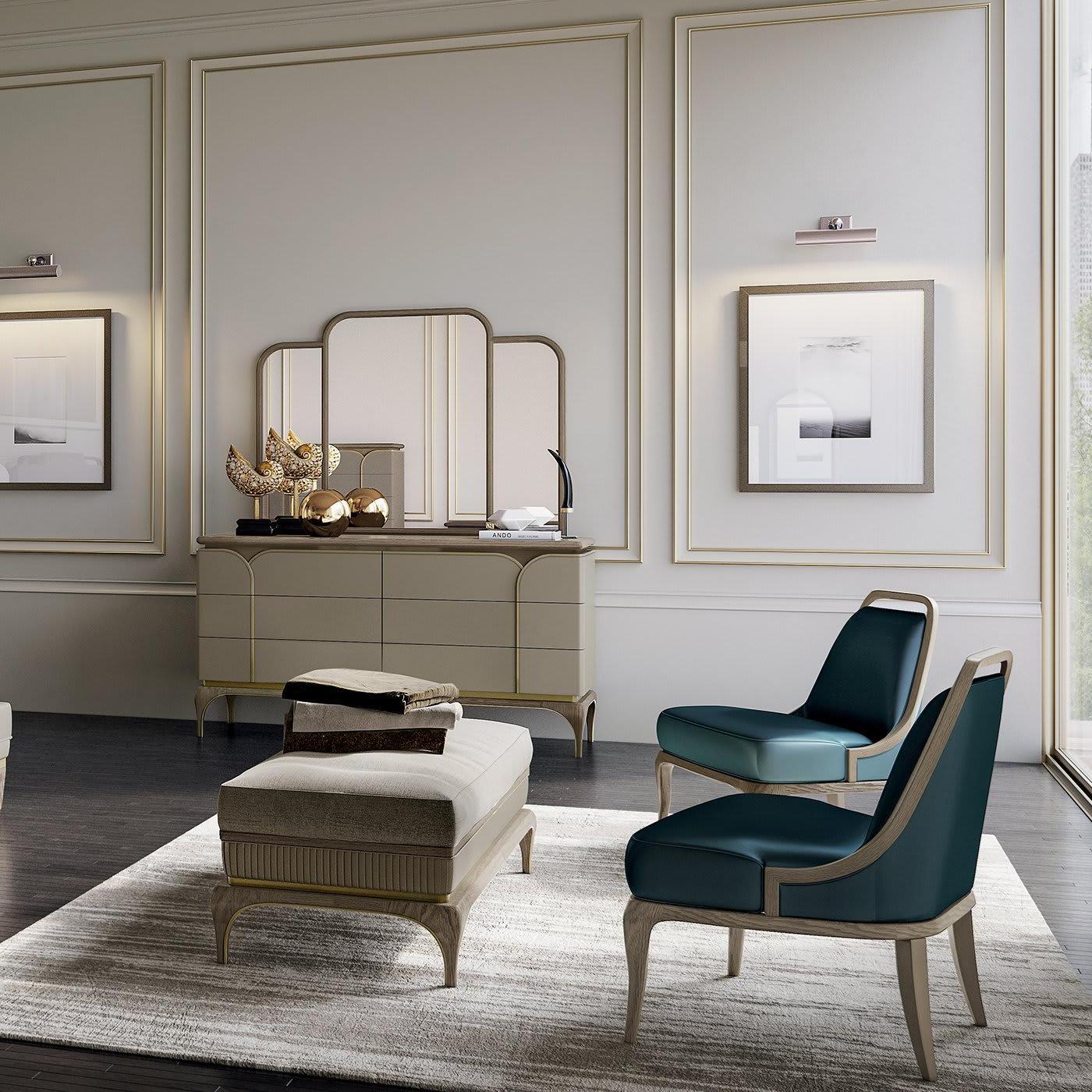 Velvet Green Luxe Armchair