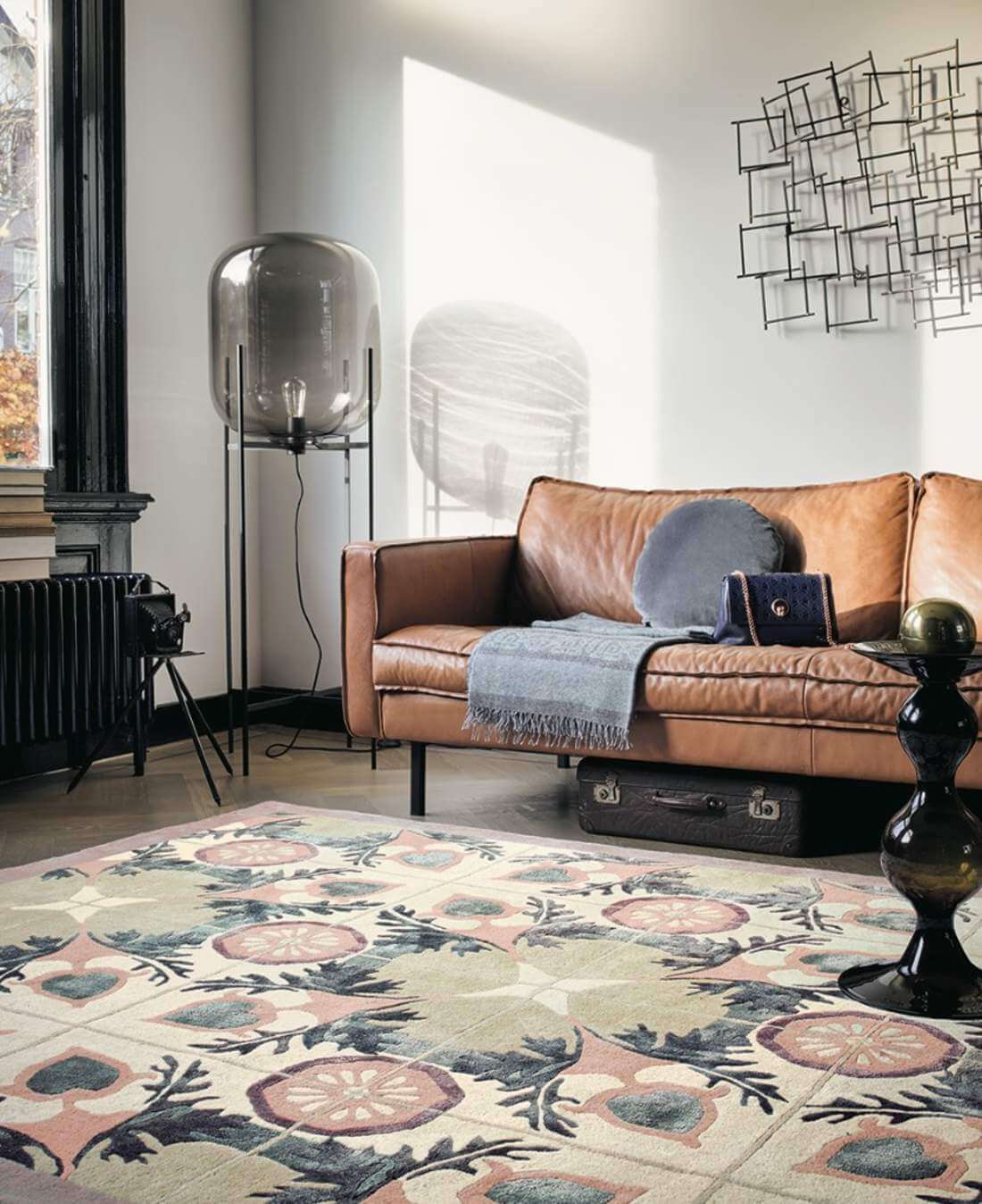 Violet Light-Green 57301 Rug | Size: 200 x 280 cm