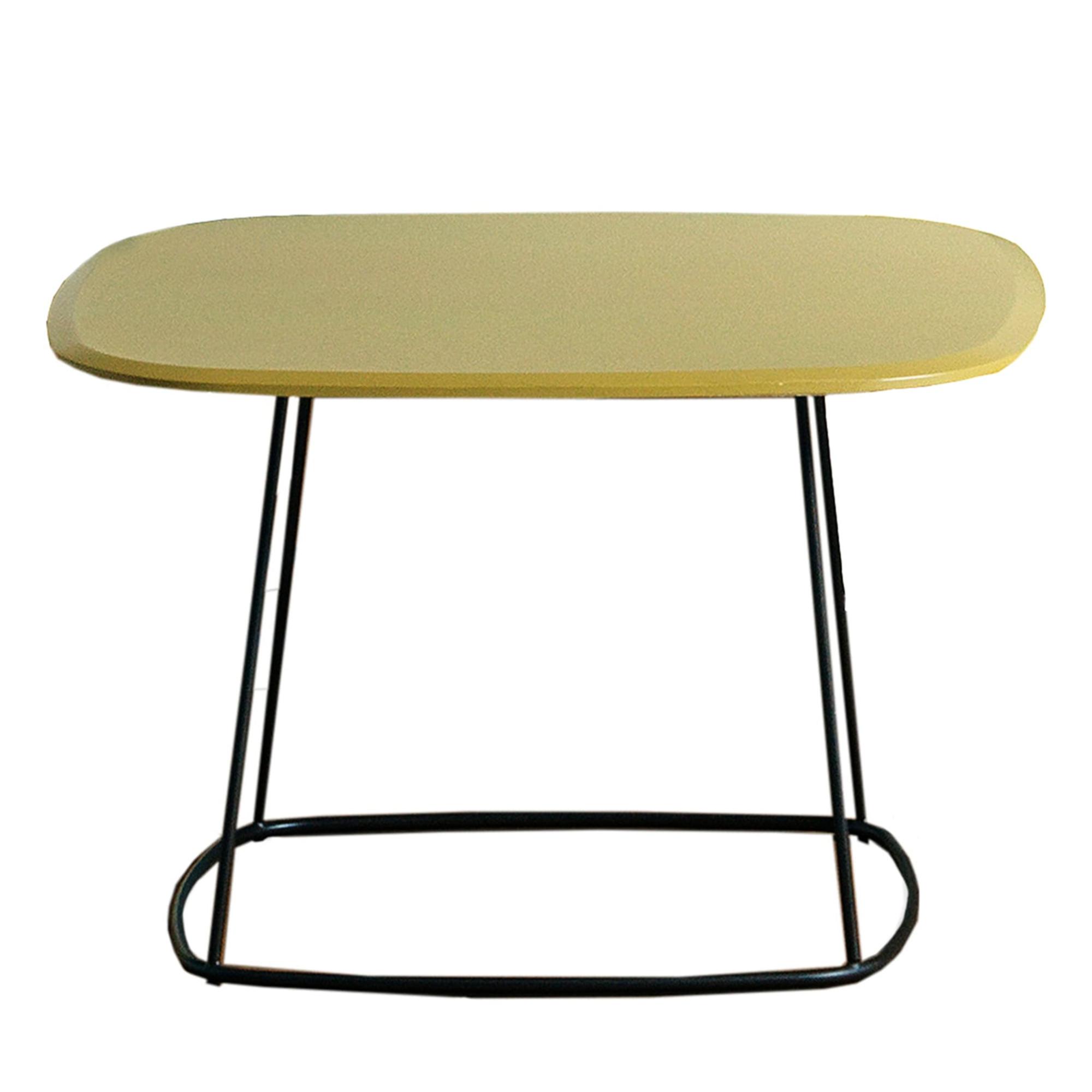 Free-Style Yellow Modern Artisan Side Table