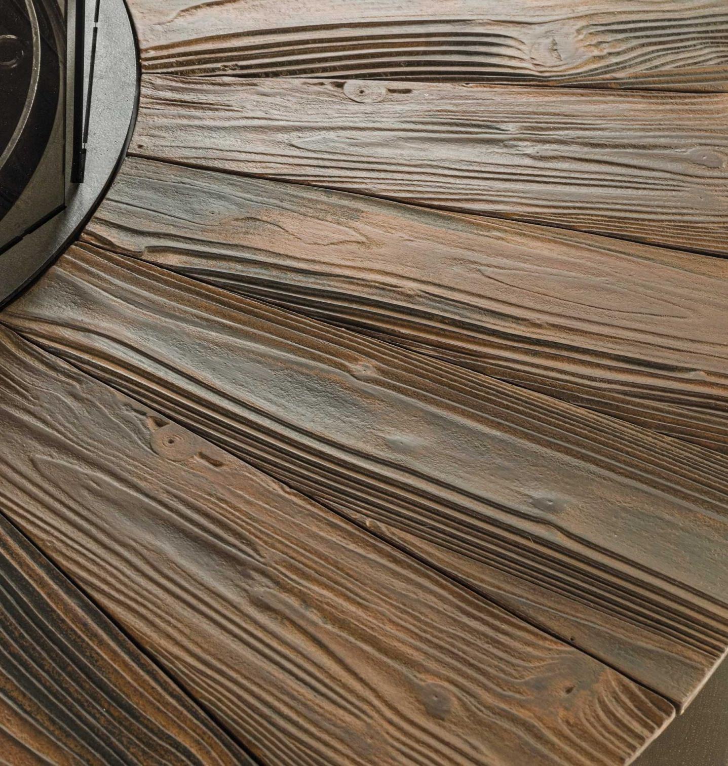 Zero Iron Corten Texture Fire Pit