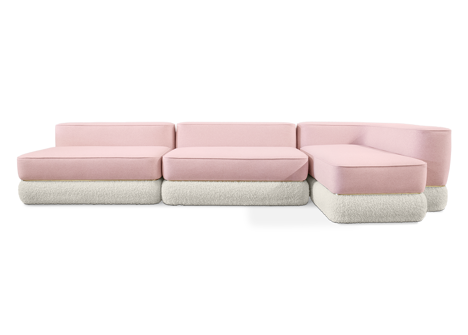 Keaton Pink Sofa