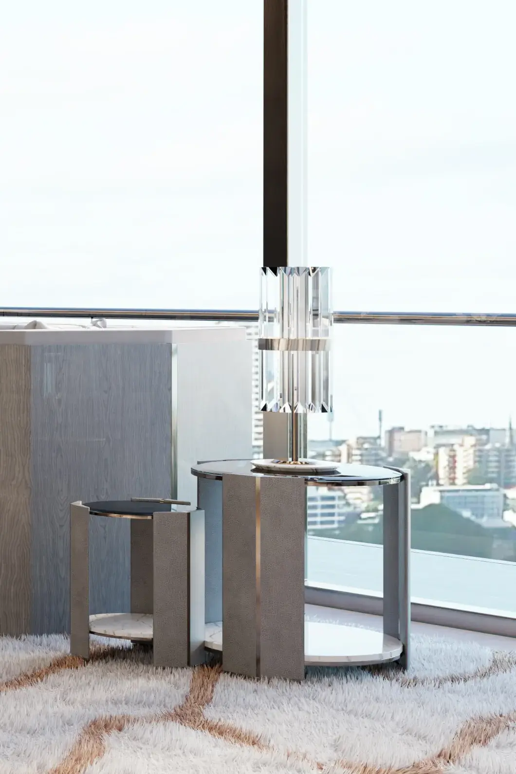 Summit Compact Side Table - 1