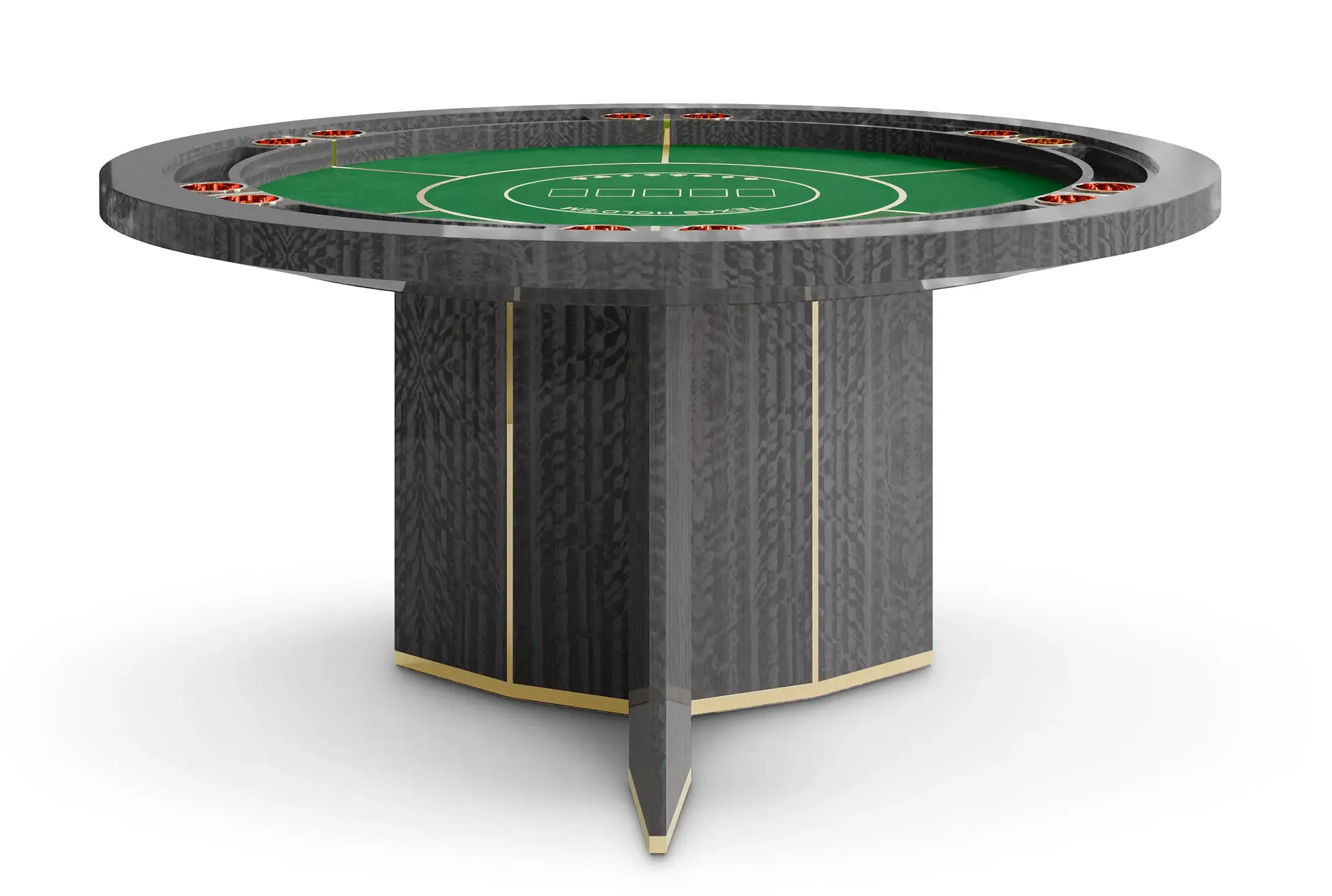 Prestige Grey Poker Table