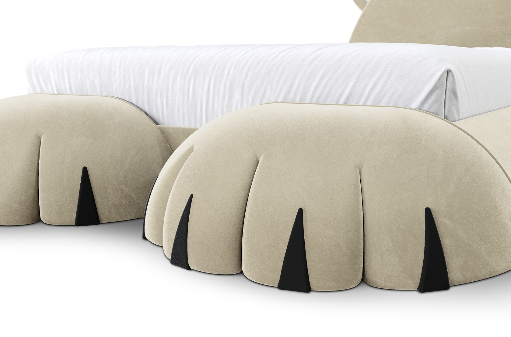 Teddy Dream Cream Bed