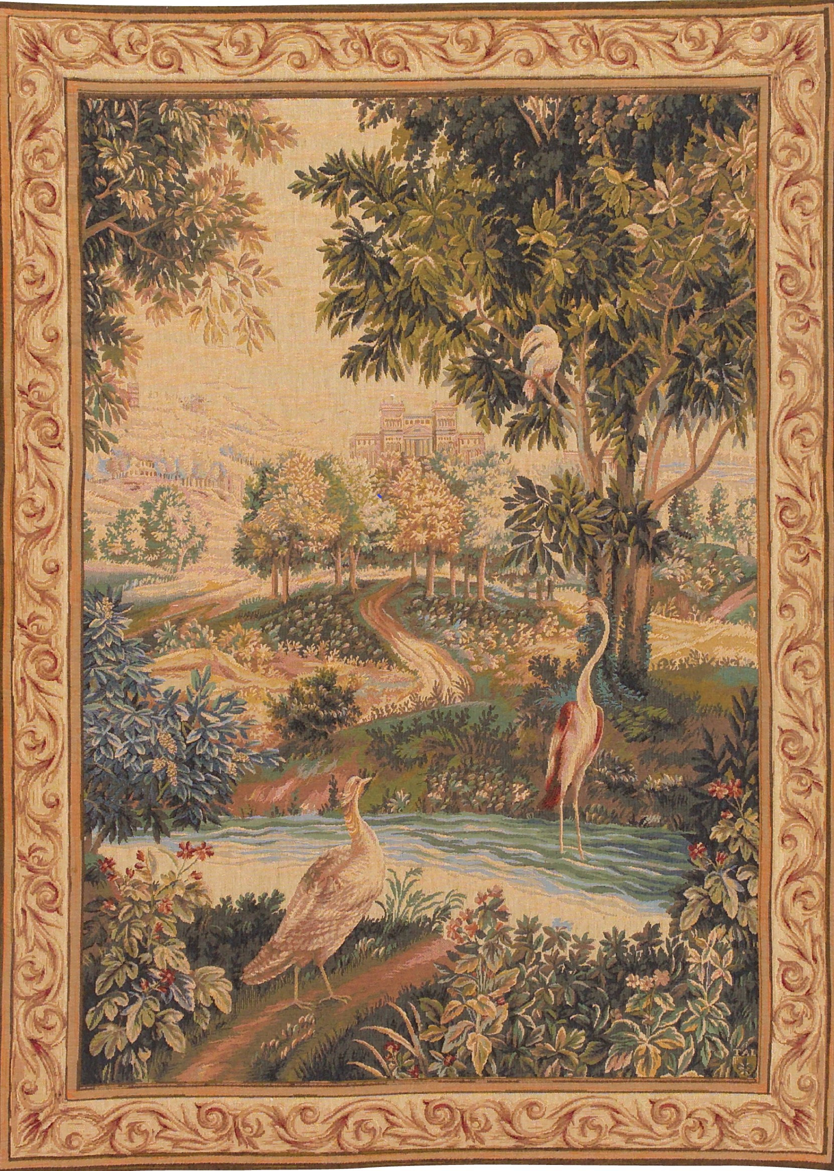 Greenery with Birds Tapestry