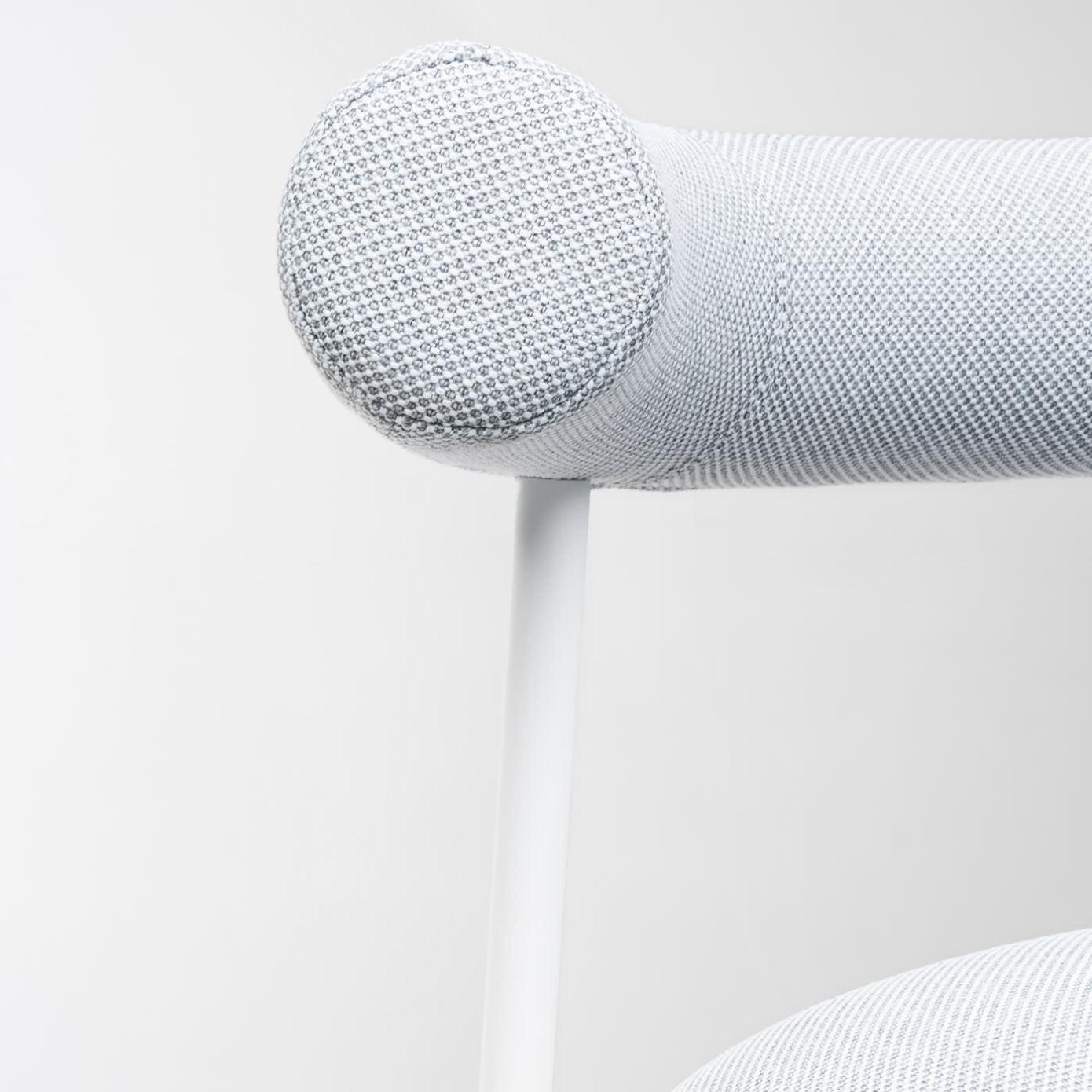 Pampa White Bar Stool
