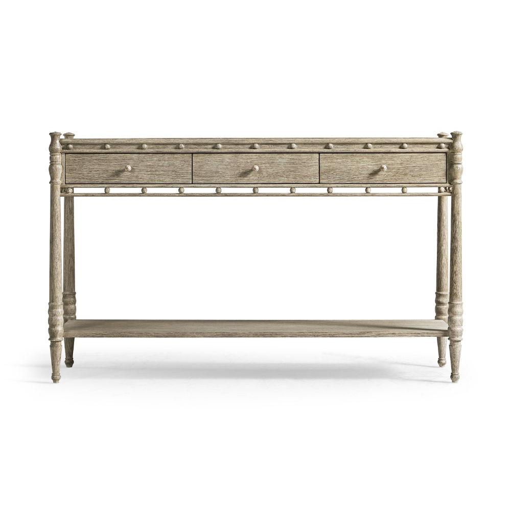 Morris Console Greyed Oak