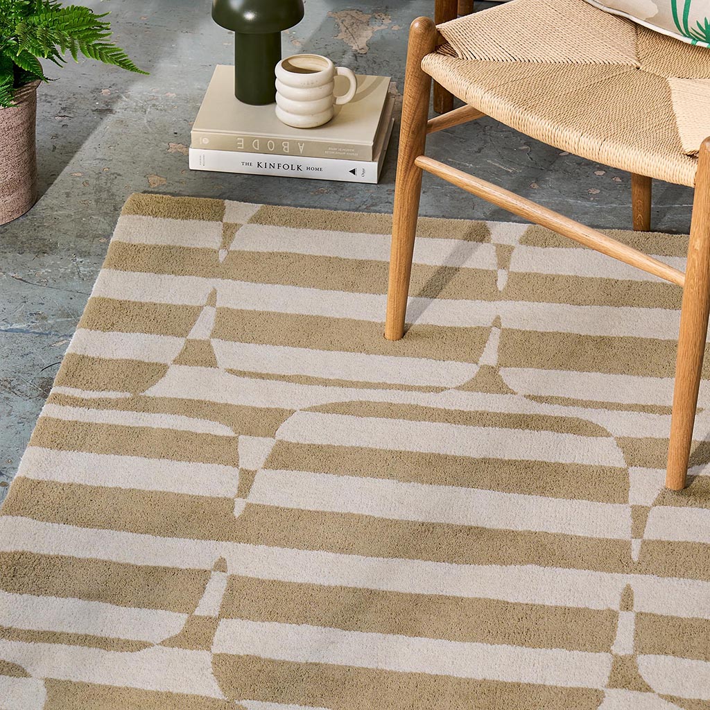 Lohko Stripe Pebble Rug