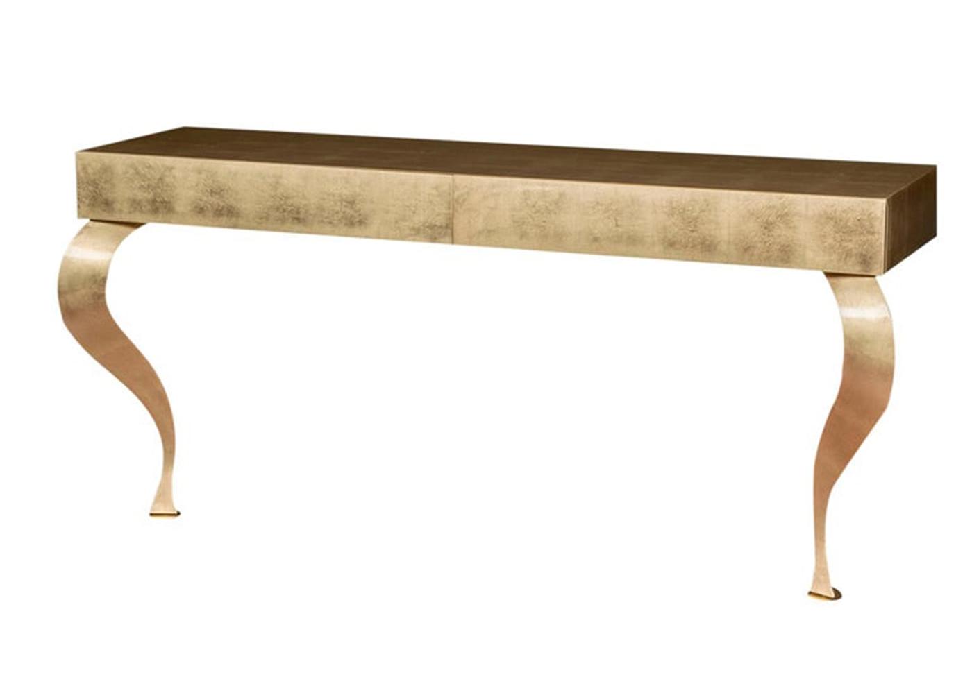 Luigi Gold Finish Console