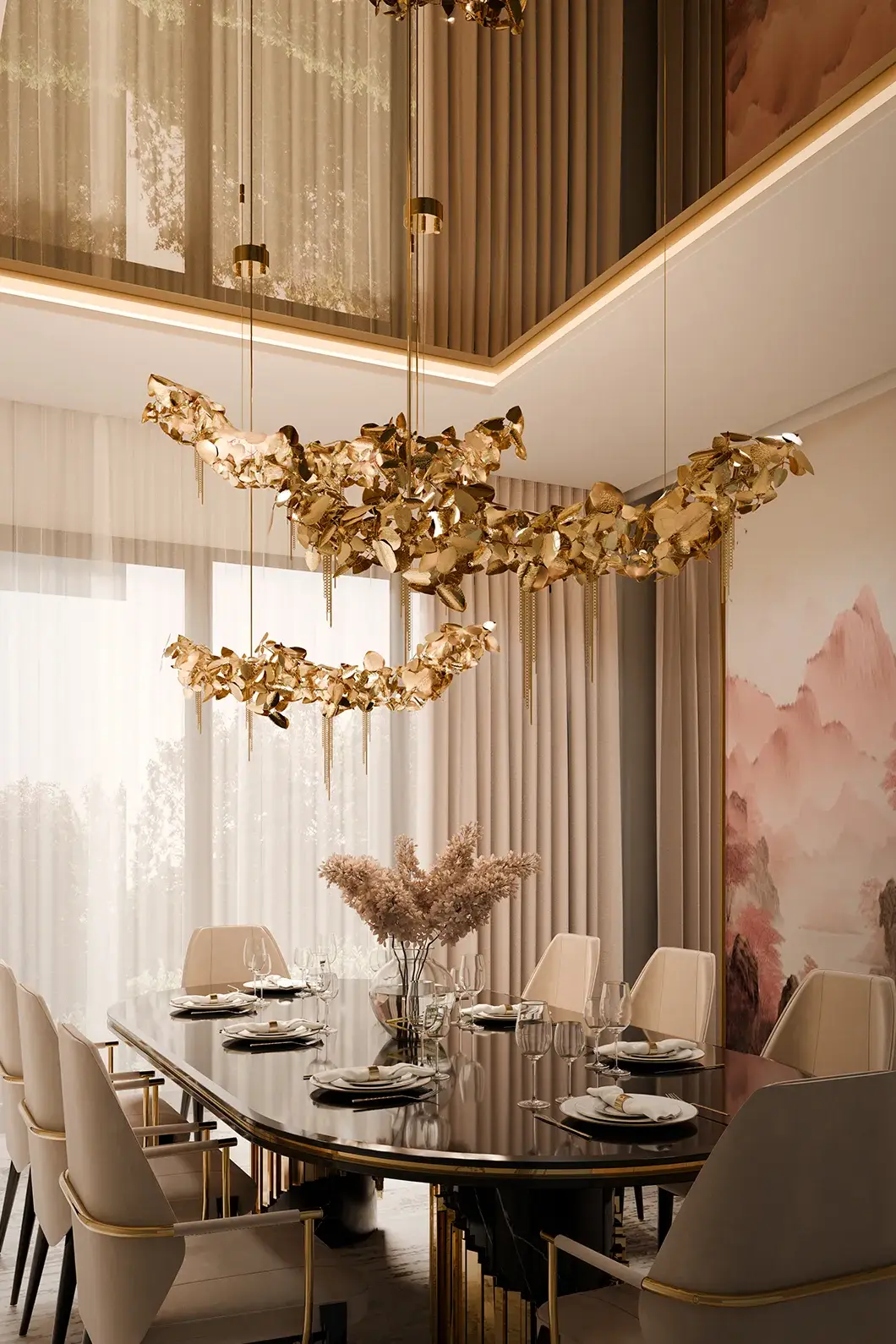 Royal Elegance Suspension Lamp - 1
