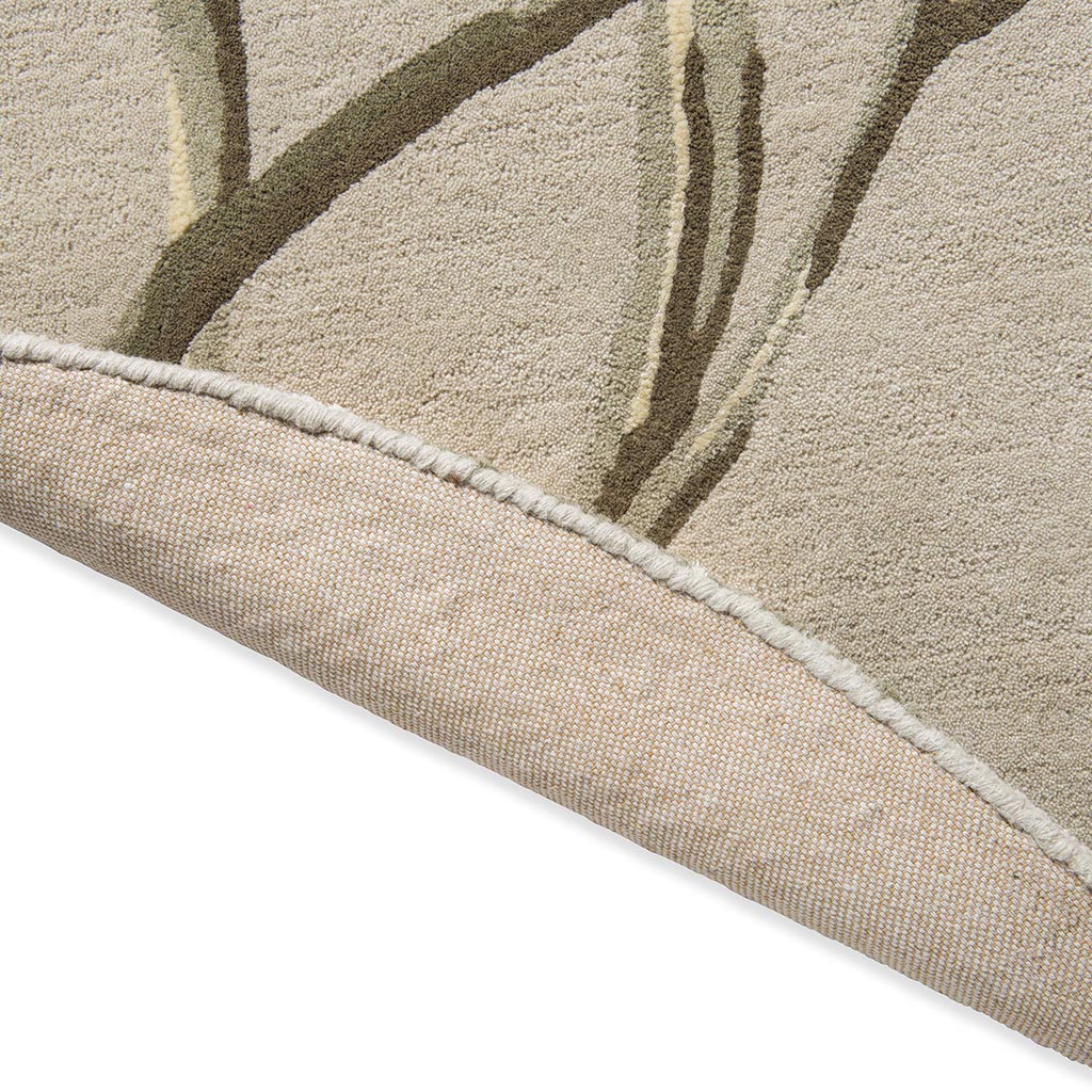Gosford Natural/Sage Green Round Rug