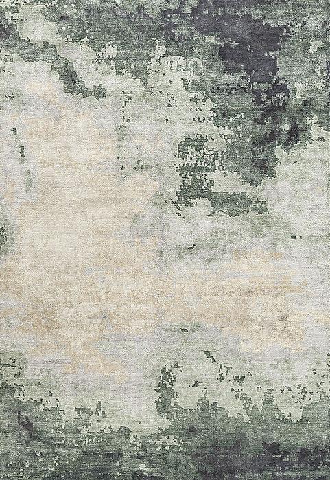 Hand-Knotted Abstract Rug