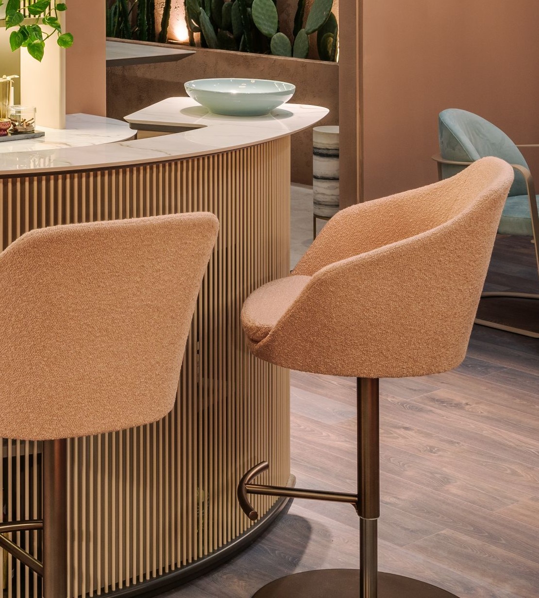 Edgar Swivel Stool - 2