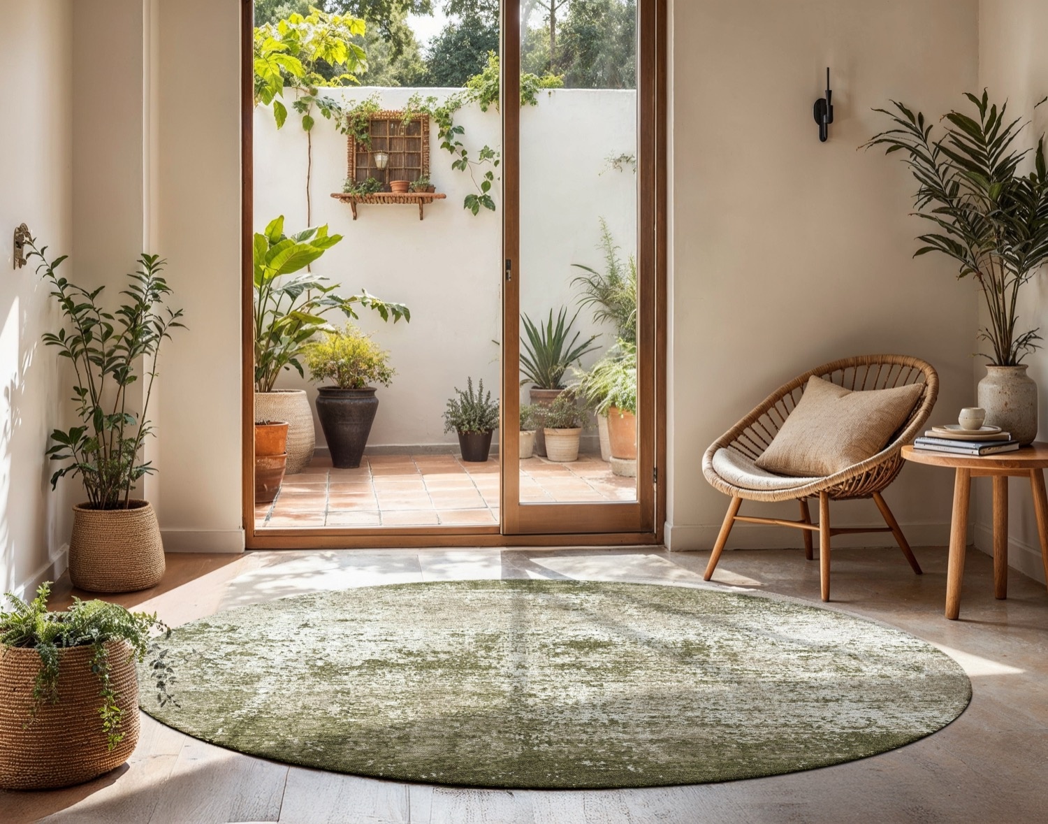 Uranus 9727 Round Rug | Size: Ø 140 cm