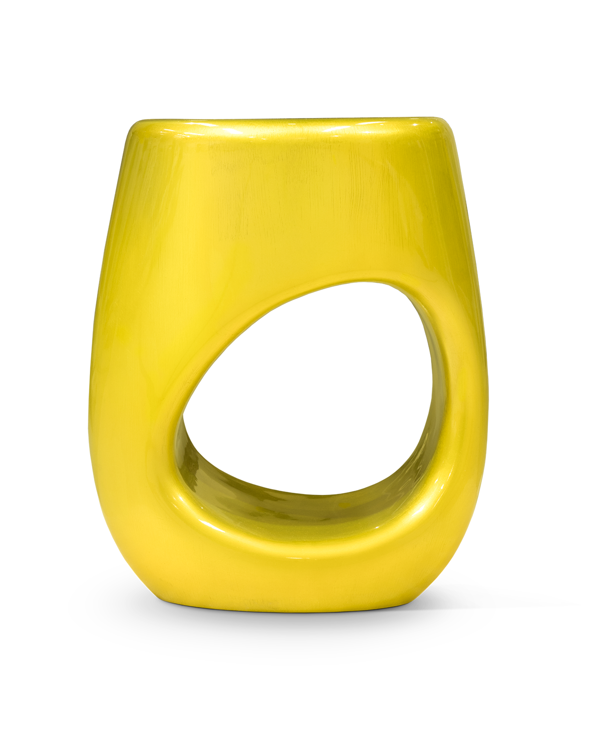 Tectonic Citrine Accent Stool