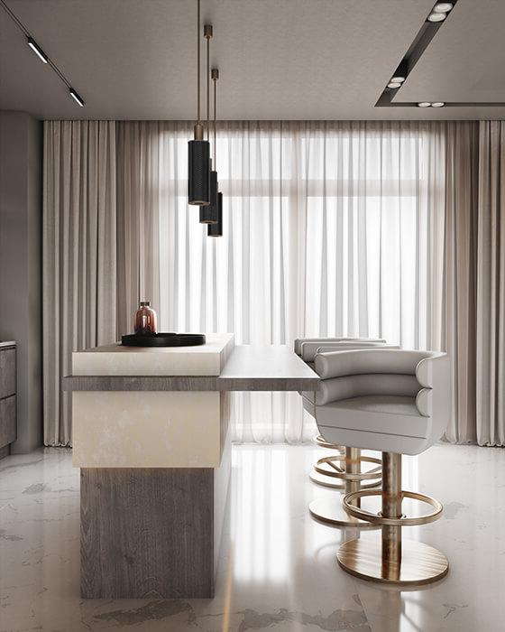 Lora Bar Stool - 1