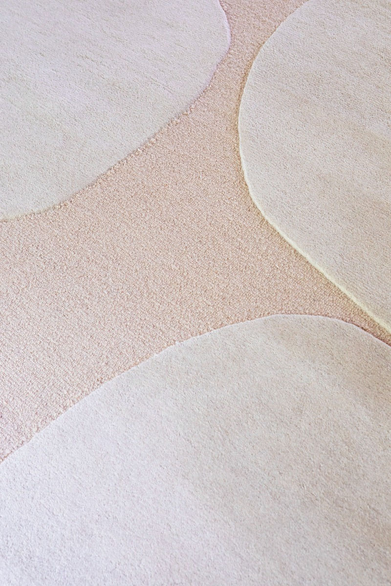 Decor Primi Double Cream Handtufted Rug ☞ Size: 140 x 200 cm