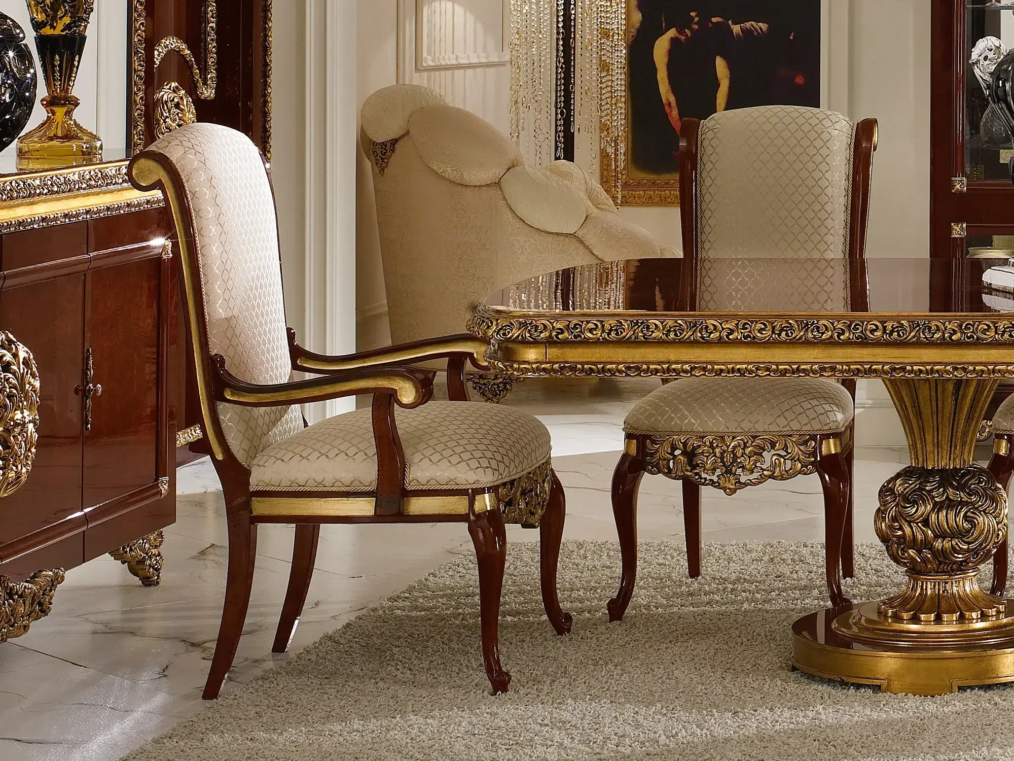 Artisan Crafted Chair with Armrests Artisan Crafted Chair with Armrests