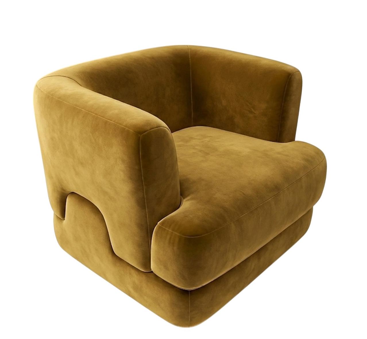 Mosaico Ochre Armchair