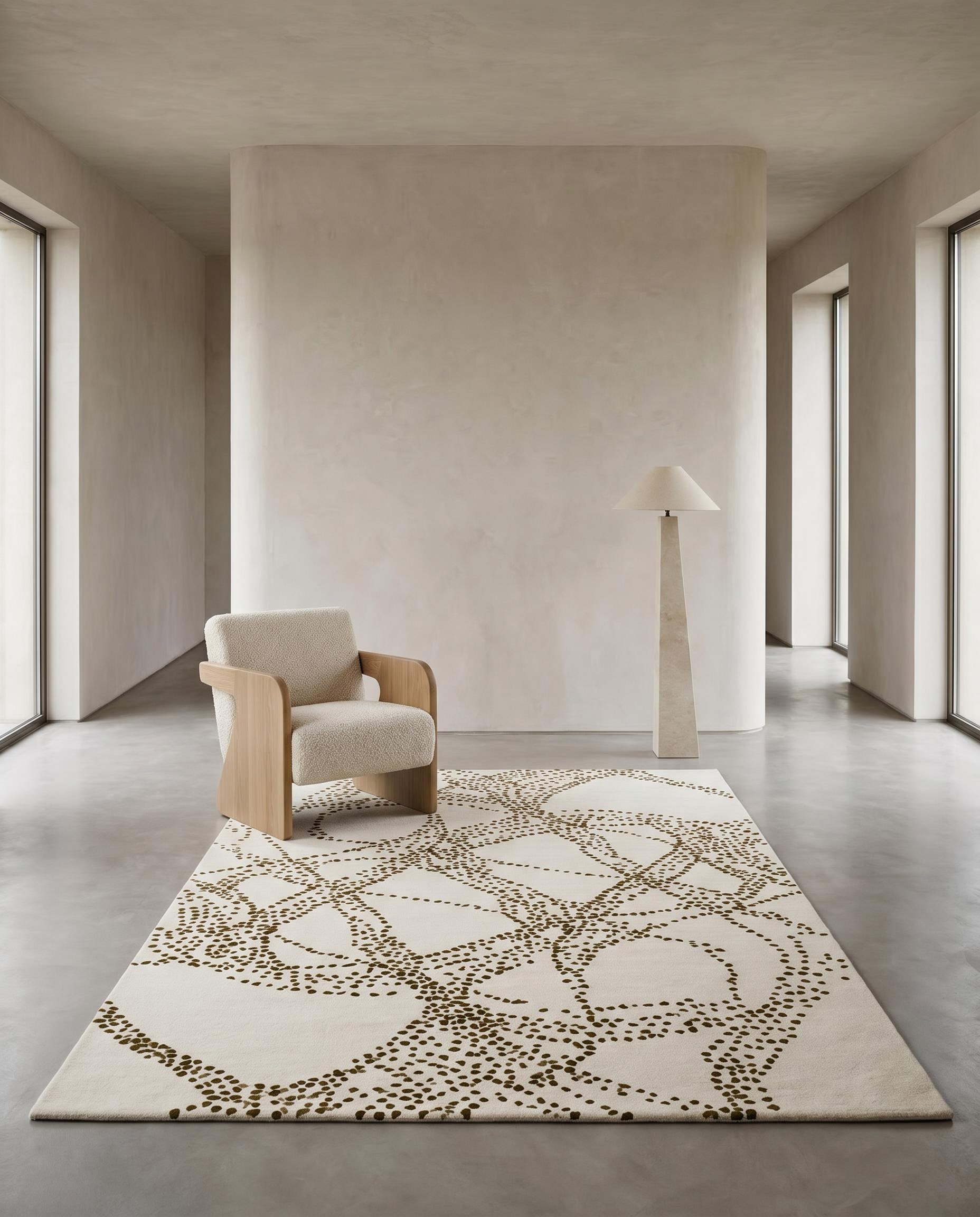 Rope Lattice Sand Rug