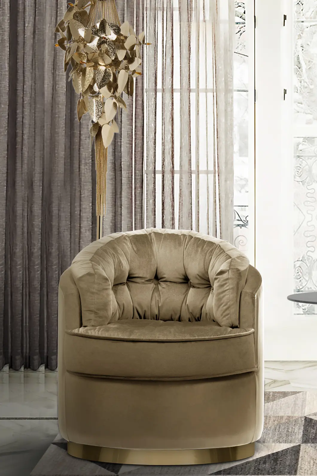 Deluxe Rotating Armchair - 14