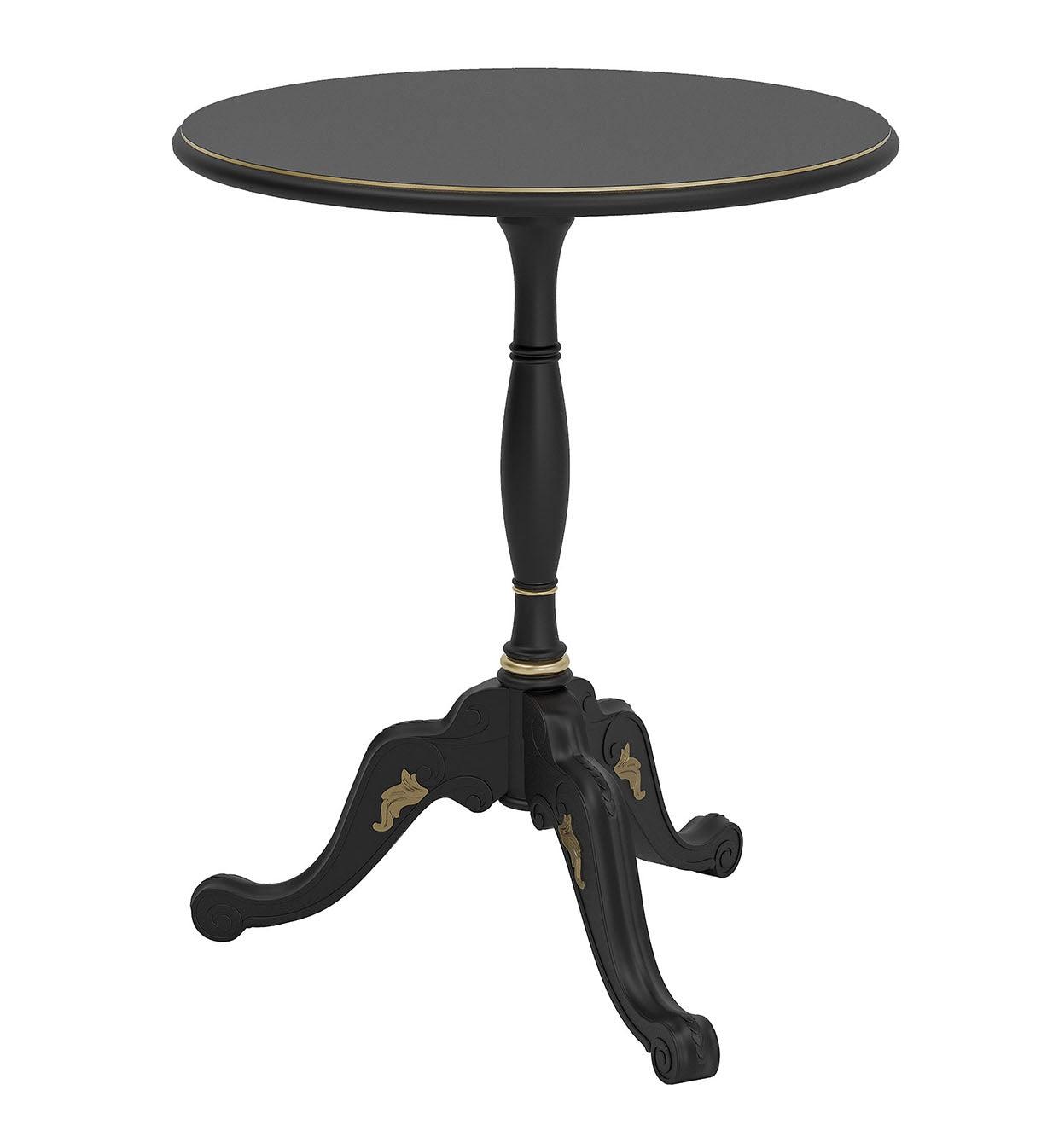 Black Side Table