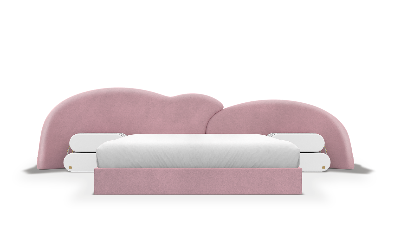 Fluffy Sky 2 Pink Children's Bed