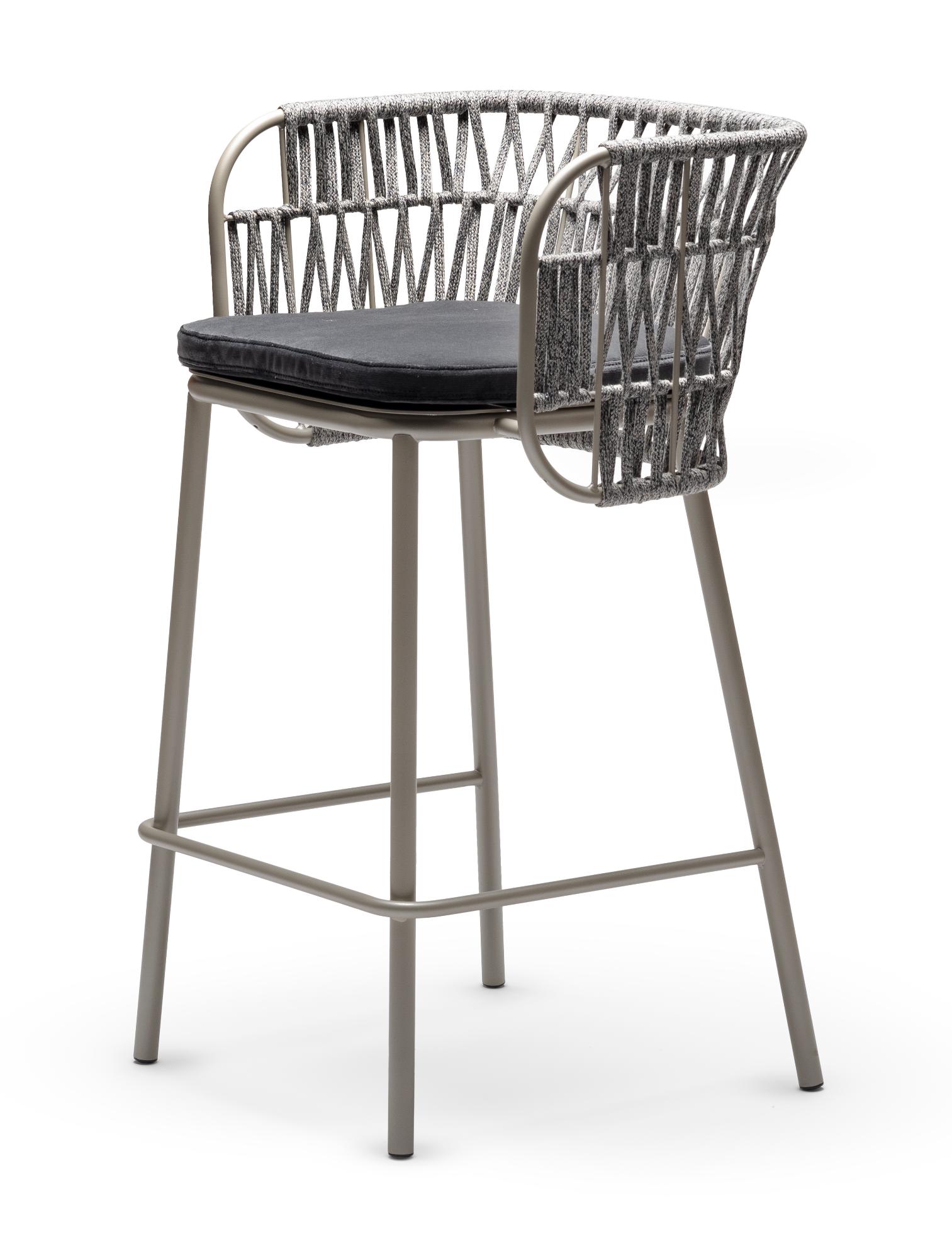 Jujube Black Sand Outdoor Bar Stool