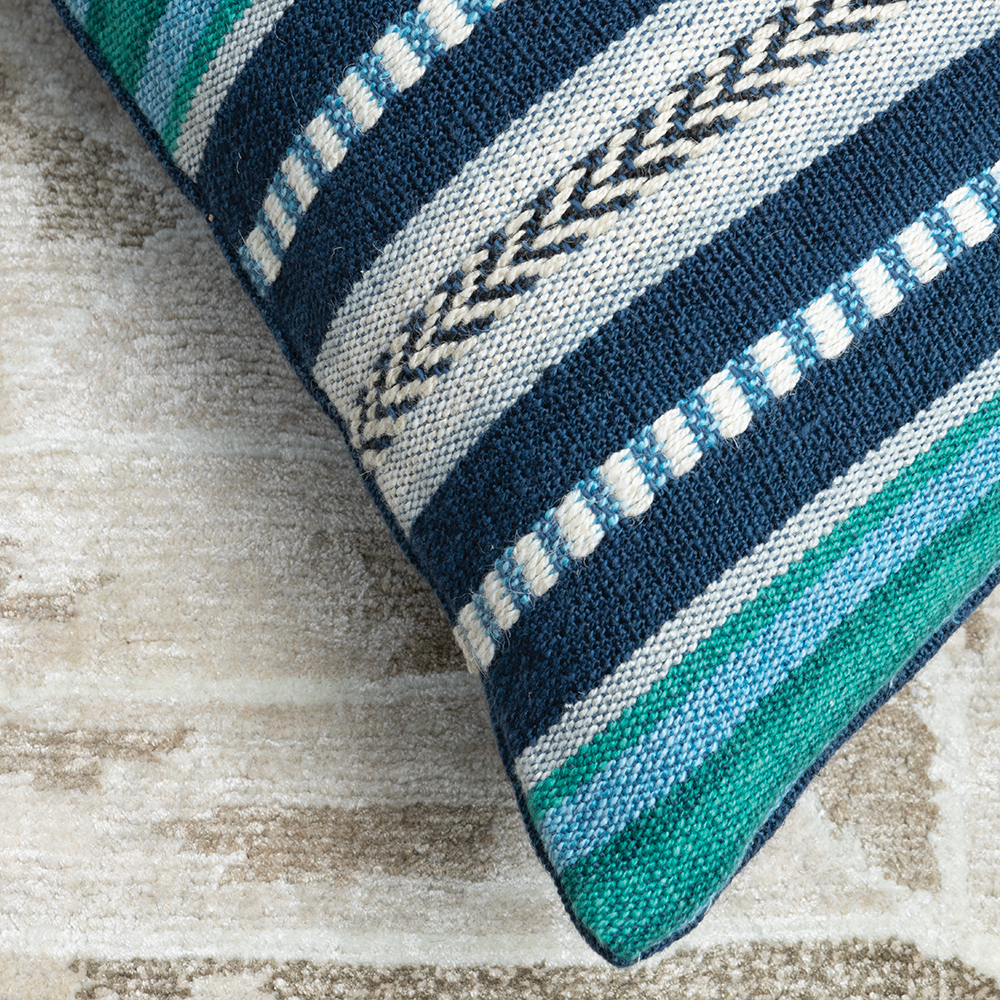 Indus Peacock 60 × 40 Cushion