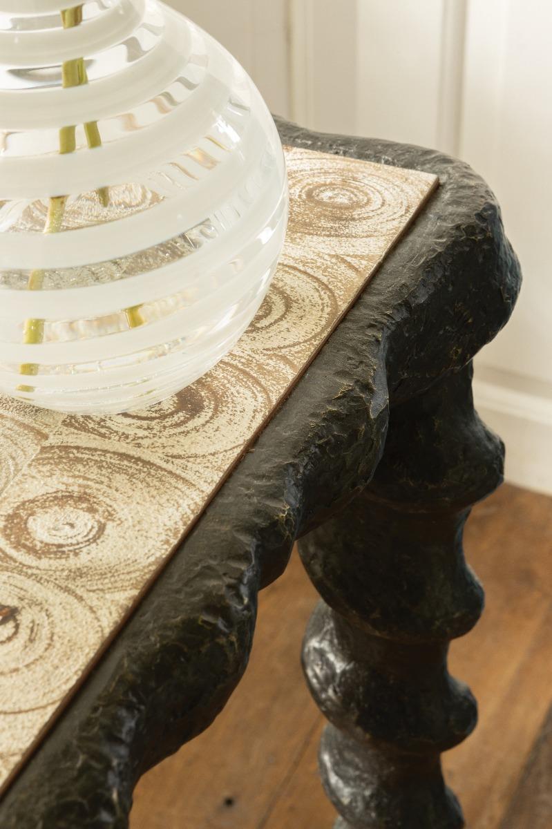 Karinta Console Table White Oyster