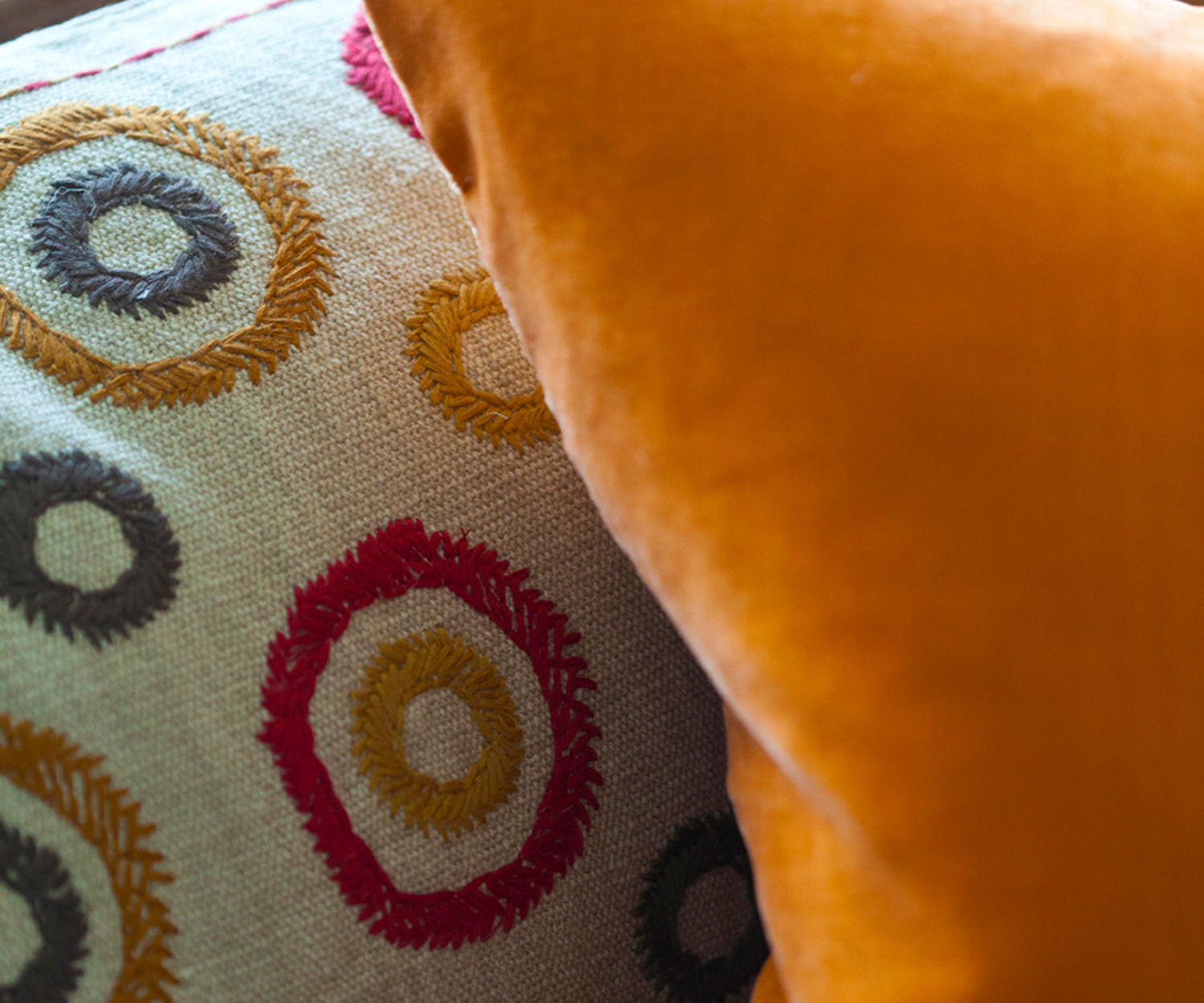 Zafora - Ochre 60 × 40 Cushion