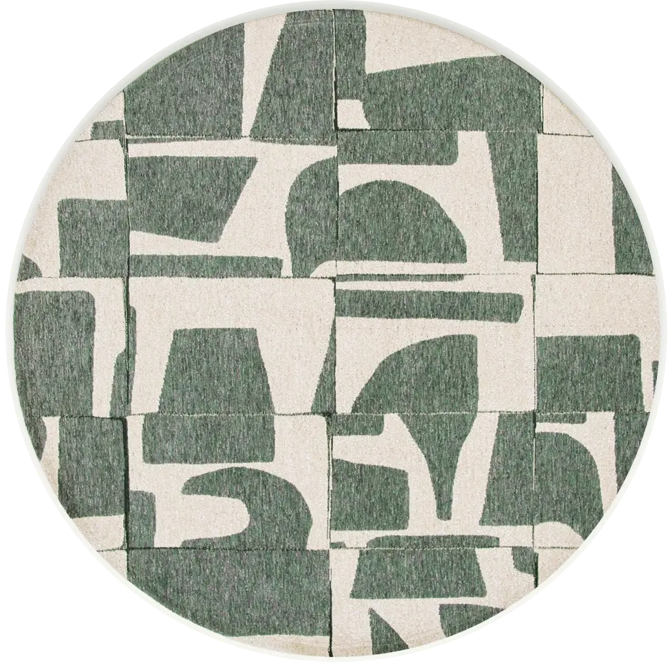 Sea Spray 9361 Round Rug