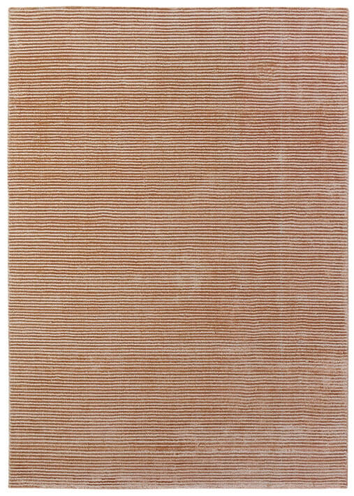 Angel Striped Grey Rust Rug