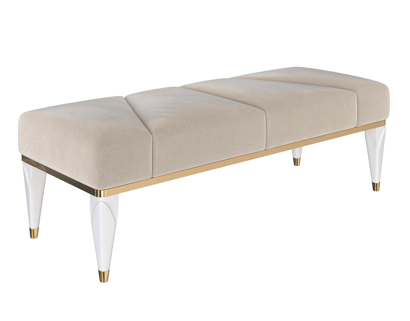 Clizia Beige Bench