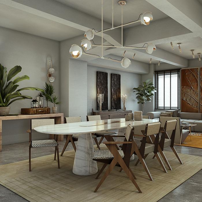 Smith Oval Dining Table - 4