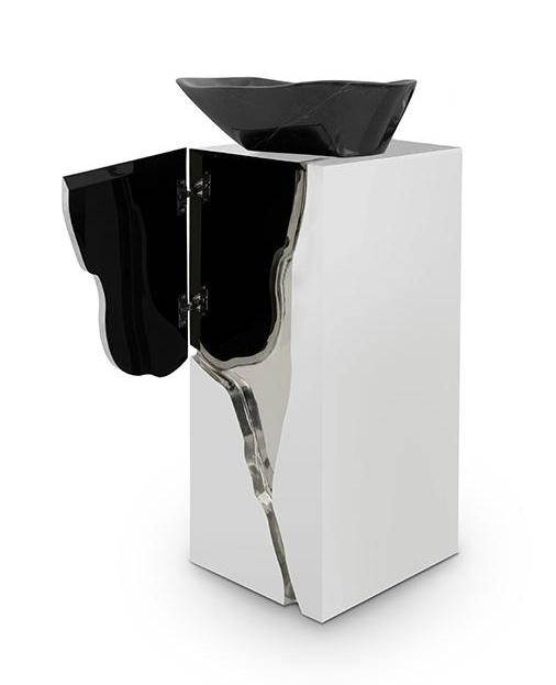 Fractured Design Pedestal Basin